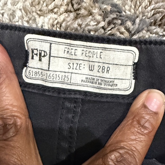 NWT Free People gray high rise flare  pants 28R OB826352 - Picture 4 of 13